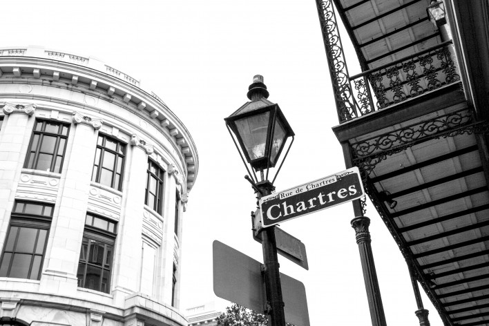 Chartres street, New Orleans